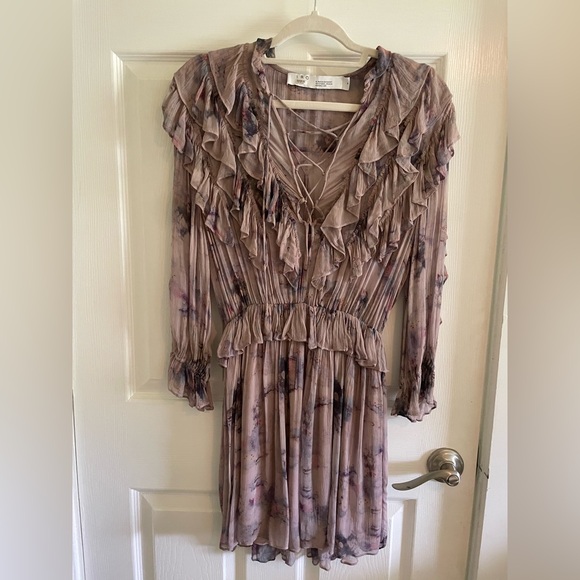 IRO Dresses & Skirts - IRO Floral Ruffled Dress